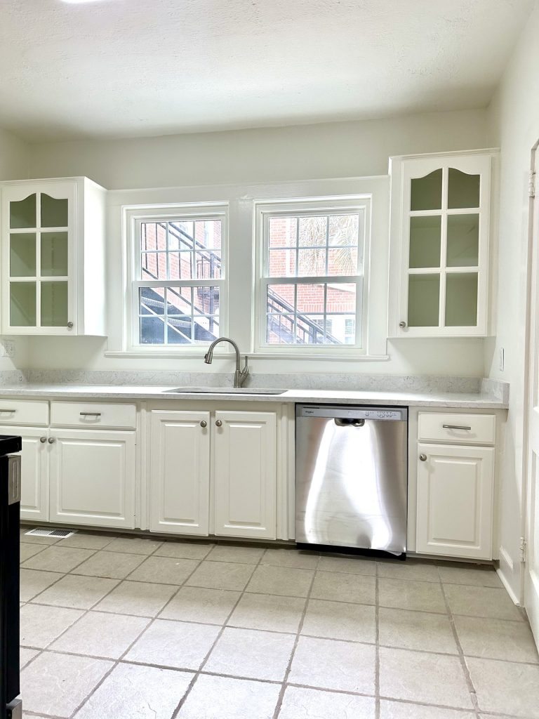 Updated kitchen and dishwasher in Unit 3 at 715 1st St SE Apartments