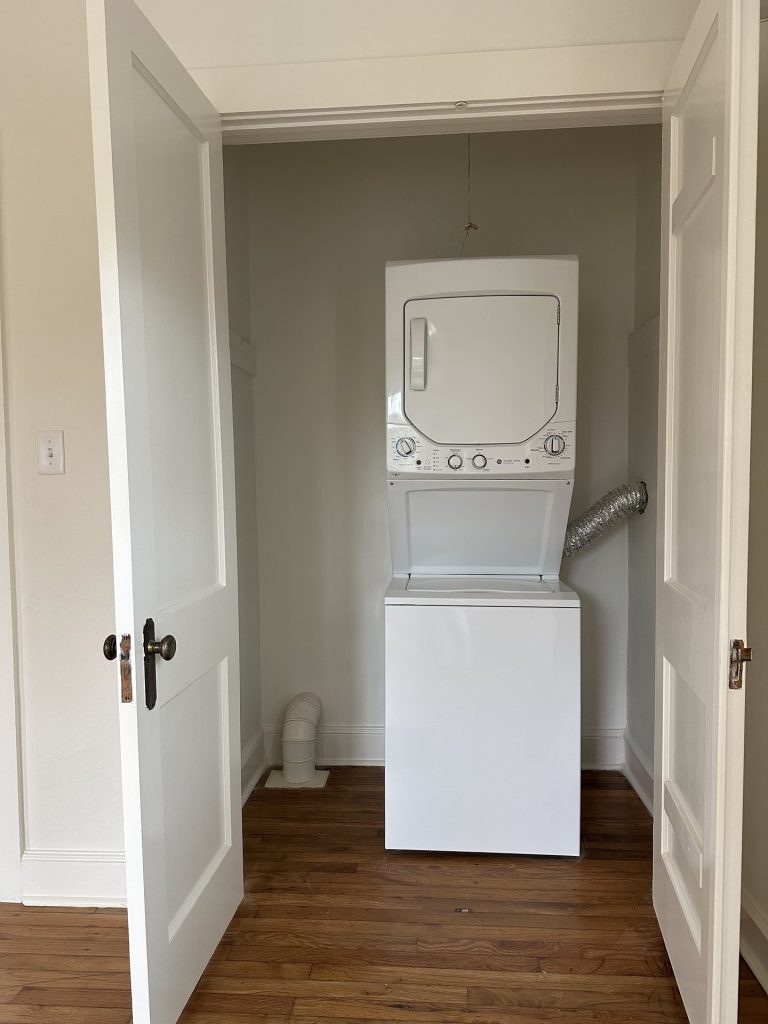 In-unit washer and dryer in Unit 3 at 715 1st St SE Apartments