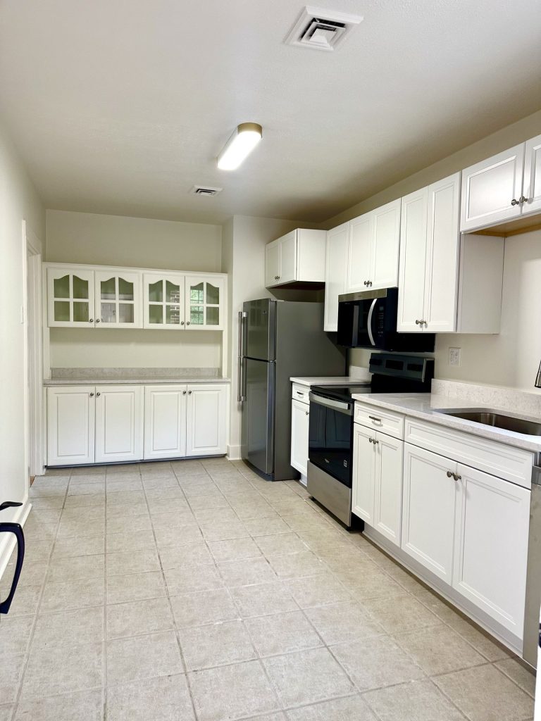 Updated kitchen in Unit 5 at 715 1st St SE Apartments