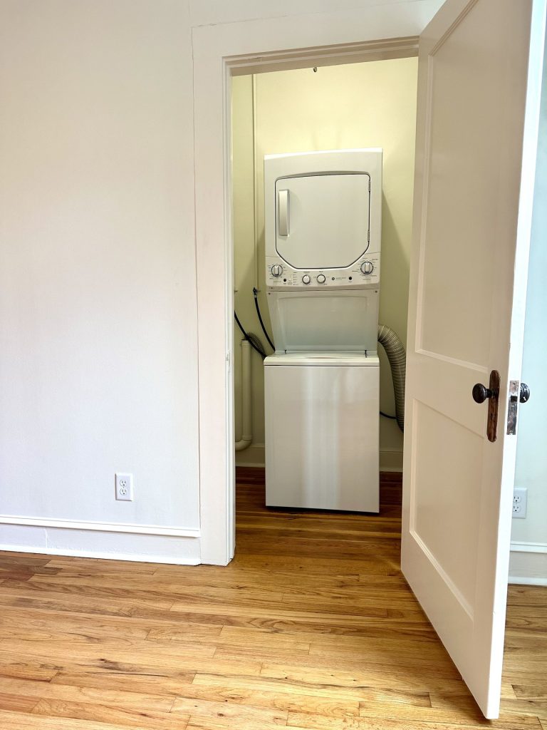 In-unit washer and dryer in Unit 5 at 715 1st St SE Apartments