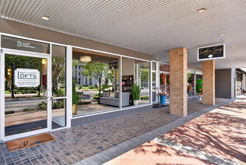 Belk Hudson Lofts street entrance, Moultrie, GA