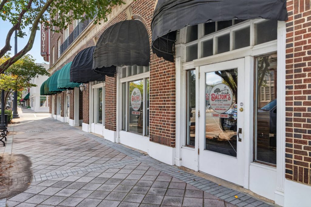 Colquitt Tower main street storefronts, Moultrie, GA