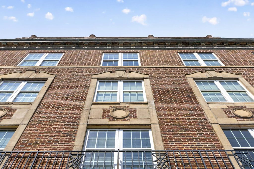 Colquitt Tower original brick facade, Moultrie, GA