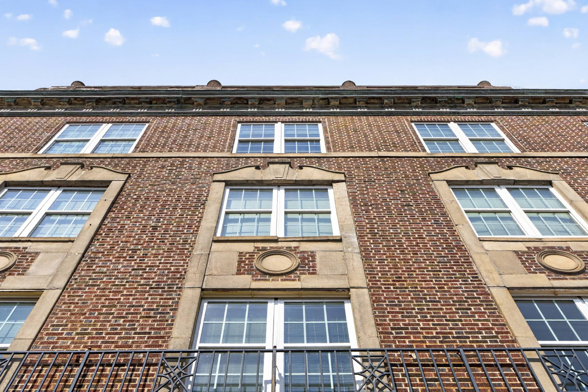 Colquitt Tower original brick facade, Moultrie, GA