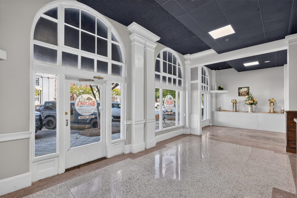Colquitt Tower Suite 103 sidewalk doors, Moultrie, GA