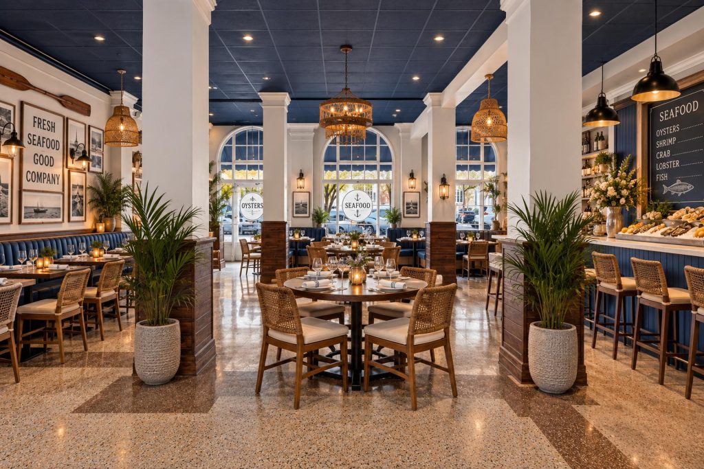Virtually staged Colquitt Tower Suite 103 dining room, Moultrie, GA
