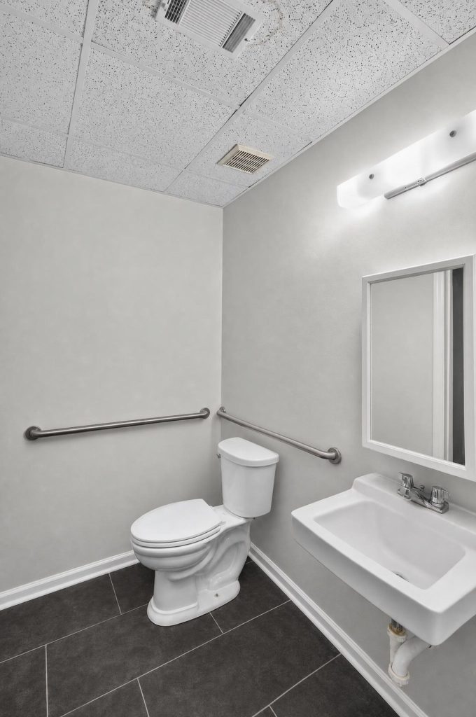 Colquitt Tower Suite 104 restroom, Moultrie, GA