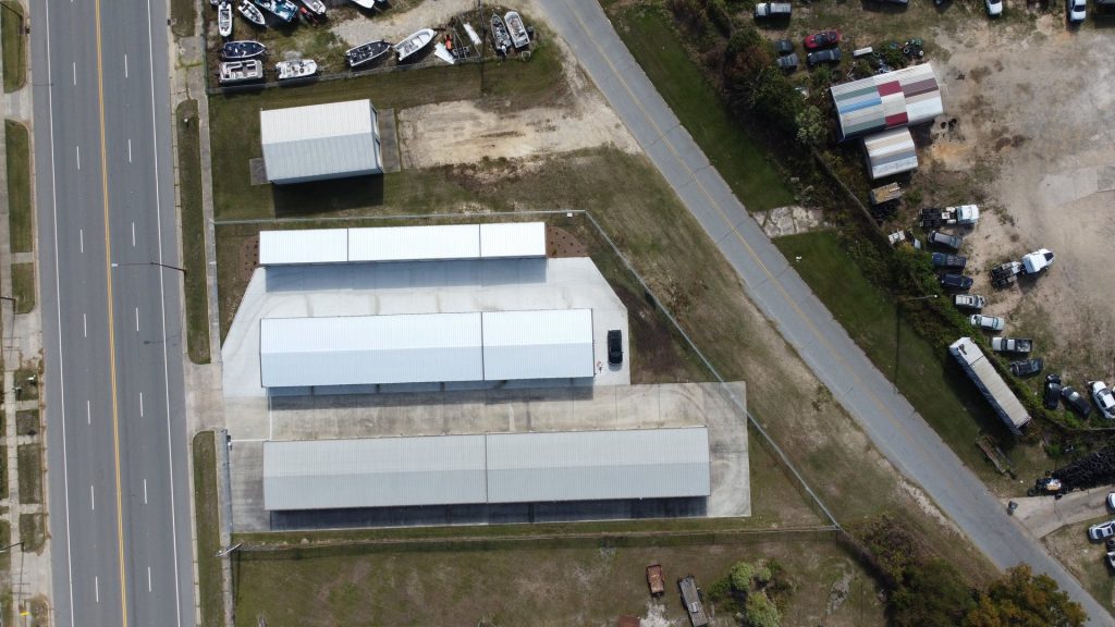 Overhead view of the Tifton Highway Storage facility, Moultrie, GA
